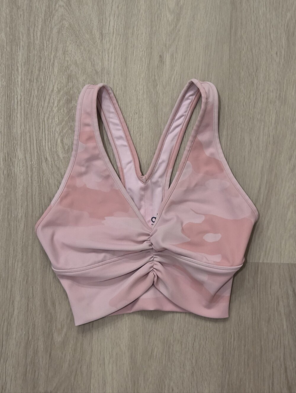 ALO Yoga Wild Thing Bra In PINK Camo